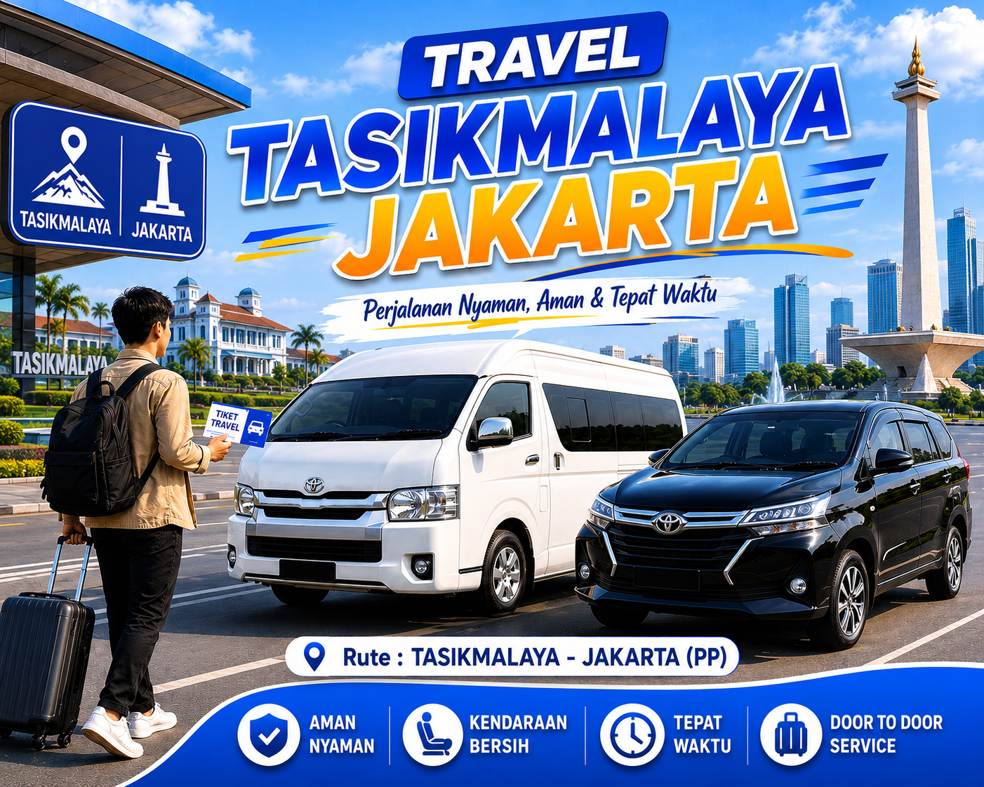 travel tasikmalaya jakarta 24 jam murah